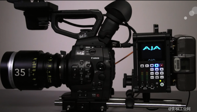 EOS C500　4K RAW　AJA Ki Pro Quad 设置视频演示