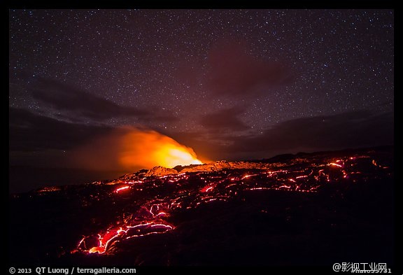 夏威夷火山延时摄影：为您展现壮丽而恐怖的滚烫熔岩！