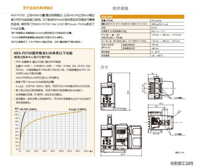 SONY FS700+IFR5 4K RAW 中国首支商业作品《快乐男生李宇春评委篇》（附：HXR-IFR5产品使用手册下载）