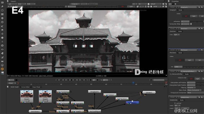 ​3D立体拍摄后期制作校正介绍