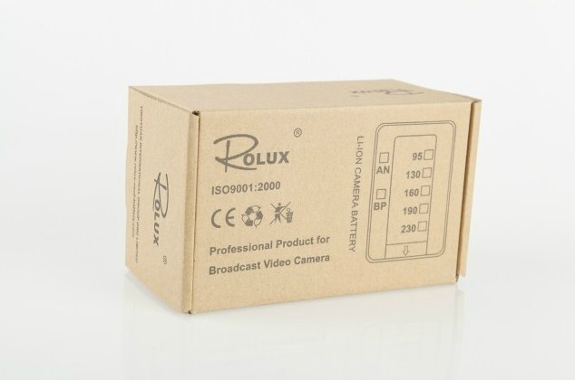 同影影视器材商城——影宸ROLUX RL-95S摄像机电池