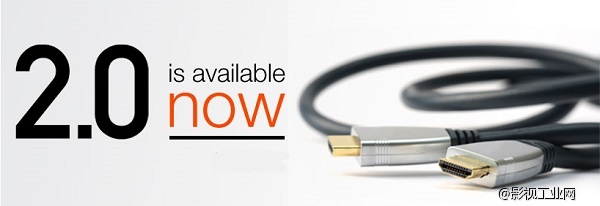 全新的 HDMI 2.0 标准发布,传输提高到18Gbps,支持4K