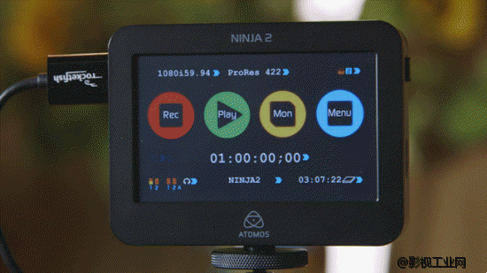 手把手教你C100连接Atomos Ninja 2，以及记录仪参数设置后达到成像的效果