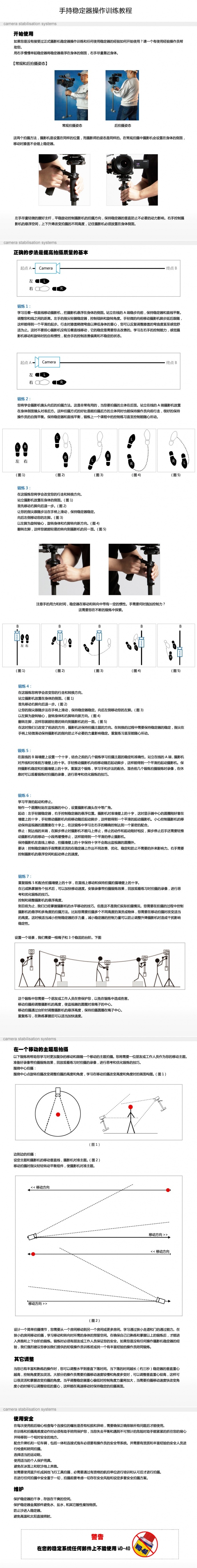 [原创]稳定器的一些经验分享和维护