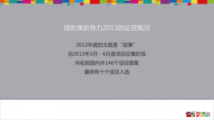 2013微影像新势力颁奖典礼完满落幕