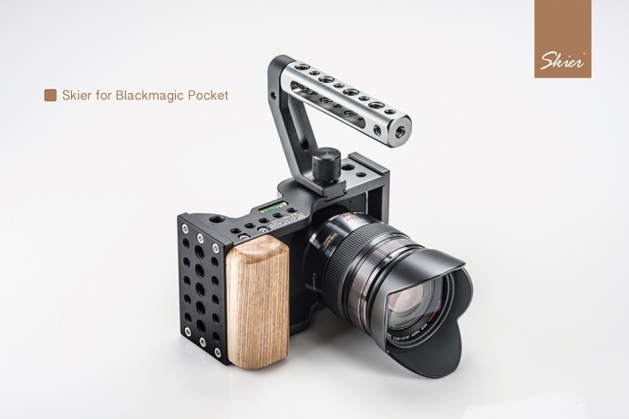【闪购预告】BlackMagic Pocket 摄影机摄像套件--台湾 SKIER BLACK CAGE提笼组