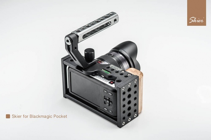 【闪购预告】BlackMagic Pocket 摄影机摄像套件--台湾 SKIER BLACK CAGE提笼组