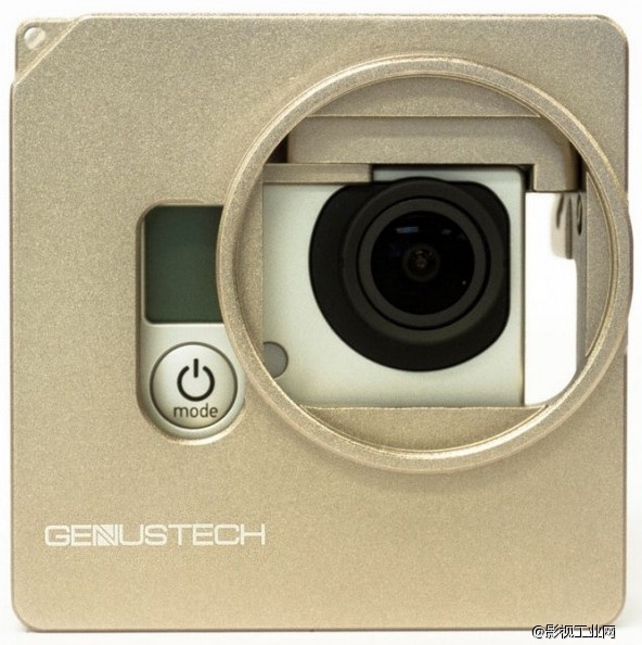 国外现土豪金版 GoPro 摄像 保护笼