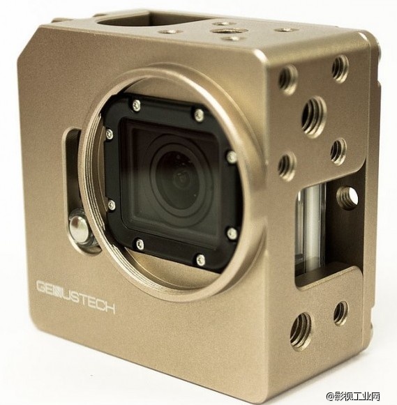 国外现土豪金版 GoPro 摄像 保护笼