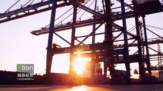 瀚旗航拍，东北最先进的集装箱口岸震撼画面