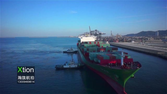 瀚旗航拍，东北最先进的集装箱口岸震撼画面