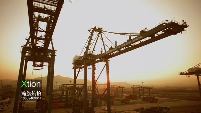 瀚旗航拍，东北最先进的集装箱口岸震撼画面