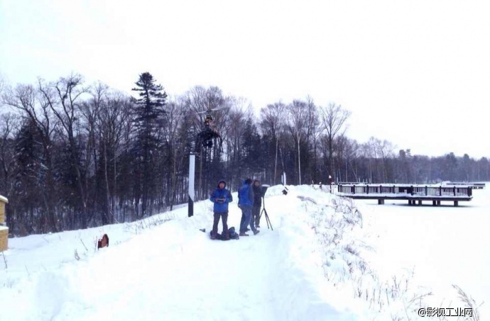 志翔长白山航拍，雪景美到爆~~~~！！！