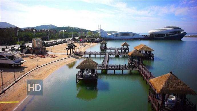 瀚旗航拍，东戴河风光&大连城市魅力