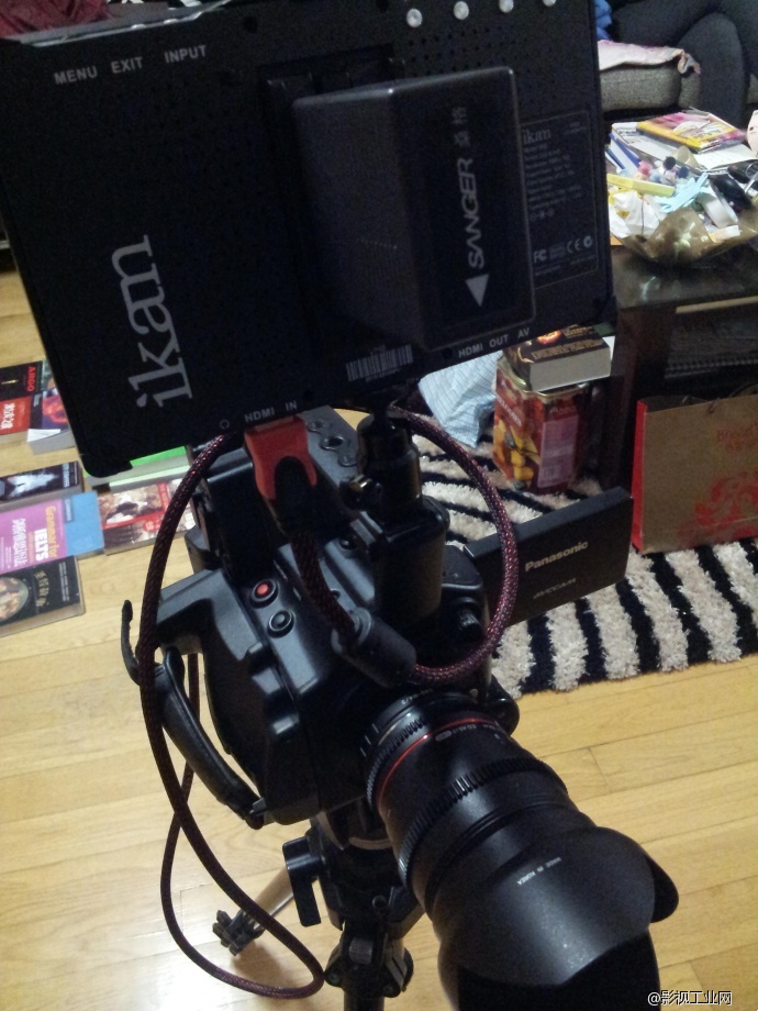 购入 ikan VH8 8寸 HDMI高清监视器 非常不错