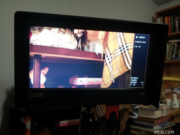 购入 ikan VH8 8寸 HDMI高清监视器 非常不错