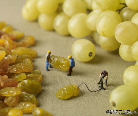 美食艺术摄影师夫妇的微型世界！