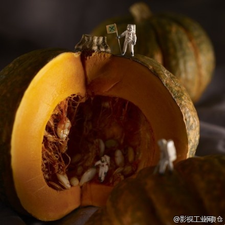美食艺术摄影师夫妇的微型世界！