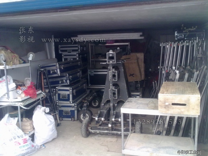 西安专业影视器材租赁 轨道车、摇臂、灯光等