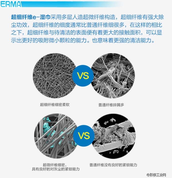 爱尔玛（ERMA）超细纤维e-湿巾