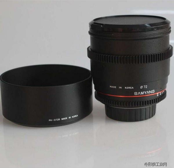 韩国 Samyang 三阳 85mm T1.5 人文镜头 佳能　电影镜头