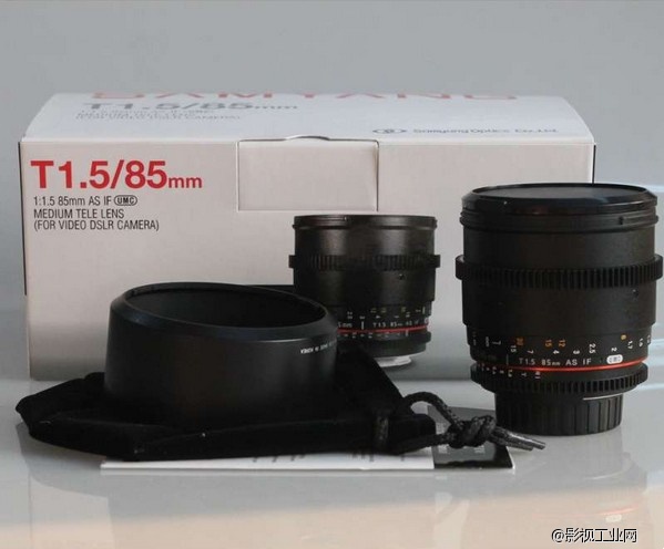 韩国 Samyang 三阳 85mm T1.5 人文镜头 佳能　电影镜头