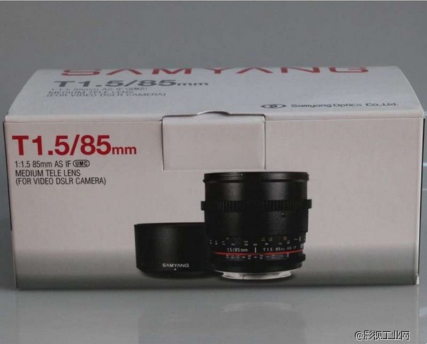 韩国 Samyang 三阳 85mm T1.5 人文镜头 佳能　电影镜头