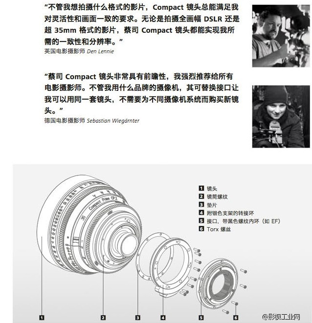 蔡司电影镜头 CZ.2系列T*2.9/70-200 新镜 (要预先订货)