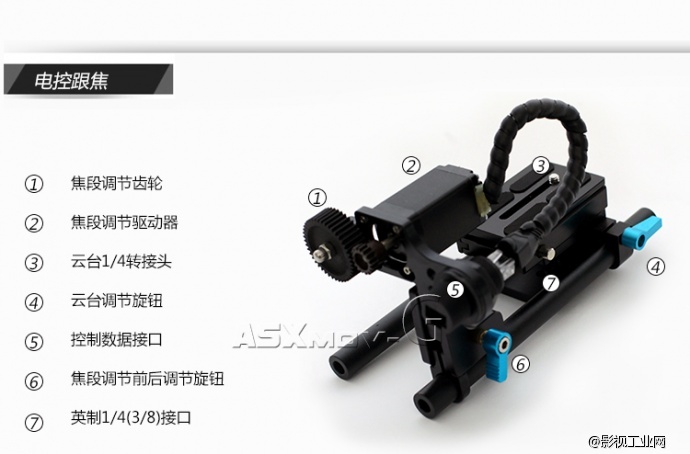 ASXMOV-G1 三轴电控摄像轨道 延时缩时电动摄影摄像滑轨