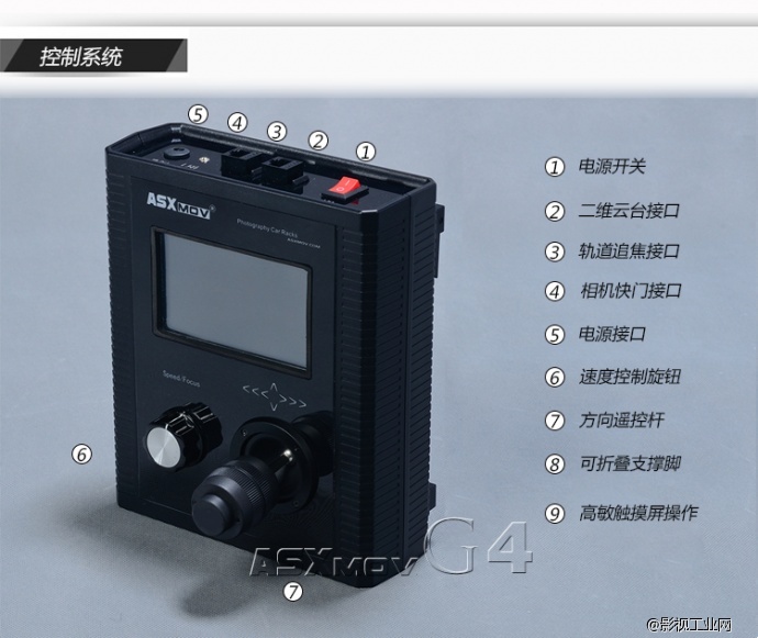 ASXMOV-G4 四轴延时 摄像摄影轨道