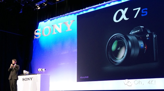 要逆天！SONY在NAB发布4K相机A7s！