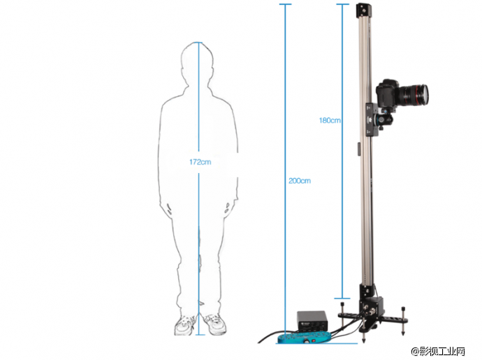 威尔帝“至尊宝1800”1.8米电控延时摄像轨道 需订货，订货周期15天