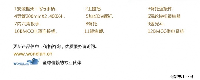 BMCC/BMPC摄像机震撼来袭，万德兰最新推出专业视频套件来支持！