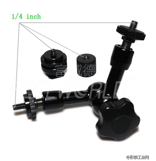 富威德 5D2监视器7寸怪手 支架 万向固定装置 魔术手臂 5d2套件