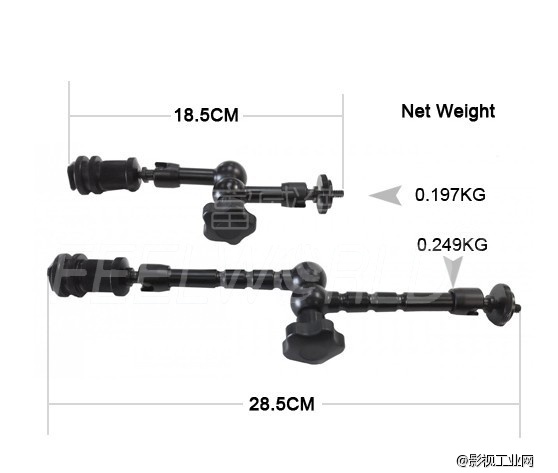 富威德 怪手/11寸魔术手臂/液晶屏/dv监视器/摄影灯万向支架