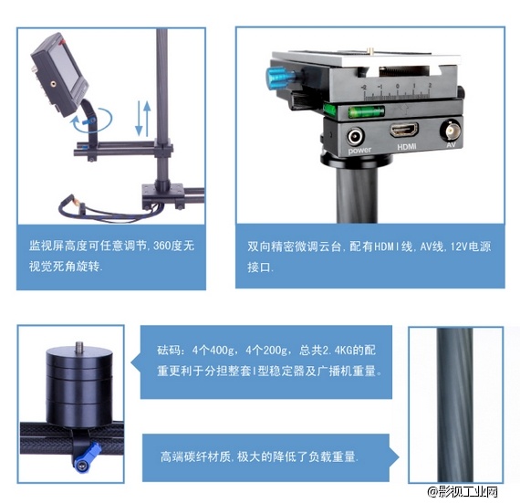 万德兰专业斯坦尼康“翼豹 IV”豪华型+无线电控跟焦器