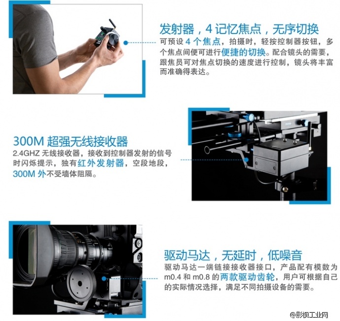 万德兰专业斯坦尼康“翼豹 IV”豪华型+无线电控跟焦器