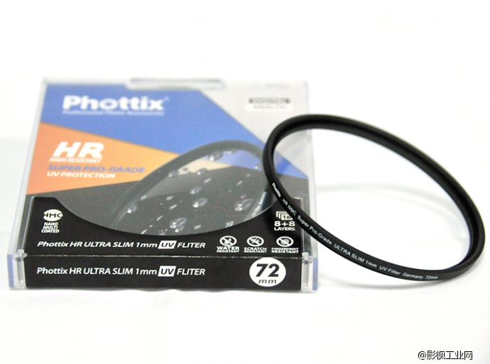 德国 Phottix HR 防水防油污多层镀膜72mm