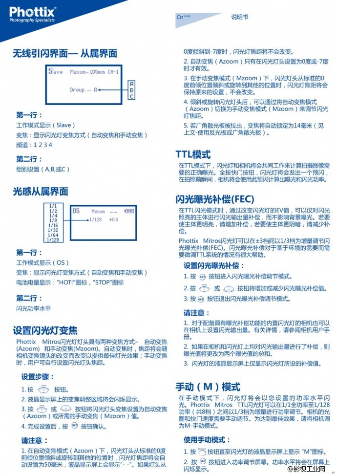 编号80345: Phottix Mitros TTL 第一代 闪光灯(尼康款)