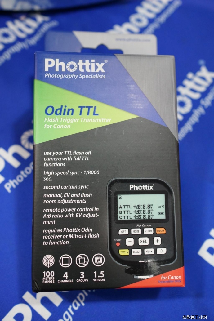 编号89064: Phottix Odin TTL 多功能引闪器（发射器）佳能款