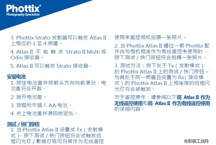 德国Phottix Atlas II专业闪光灯无线引闪器(单接收)佳能尼康通用