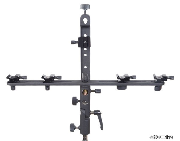 德国Phottix 闪光灯支架微距架FTx3 十字型闪光灯支架