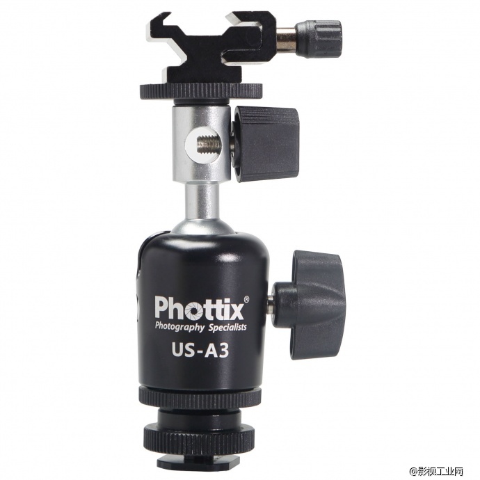 Phottix 单反数码相机闪光灯/ 摄影伞旋转云台/ 固定支架US-A3