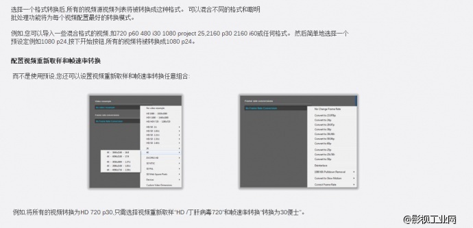 FootageStudio使用教程 一 标准转换 帧速率转换和修正