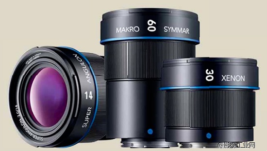 Schneider施耐德　发布三款专门为单反相机打造的镜头，支持佳能和尼康卡口