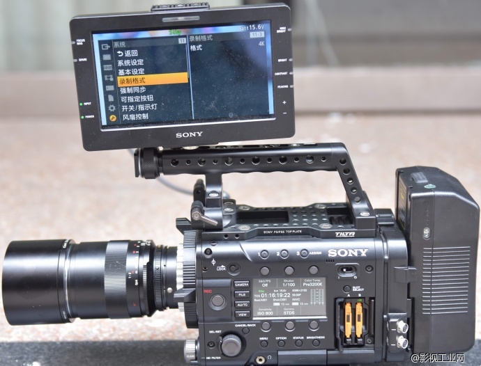 自己改SONY PMW-F5 机内录制4K测试成功！