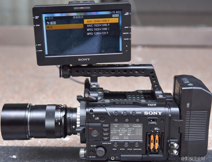 自己改SONY PMW-F5 机内录制4K测试成功！