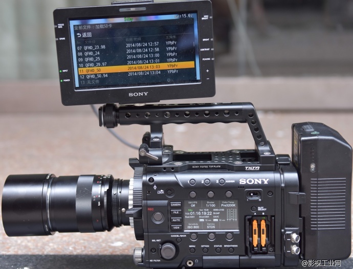 自己改SONY PMW-F5 机内录制4K测试成功！