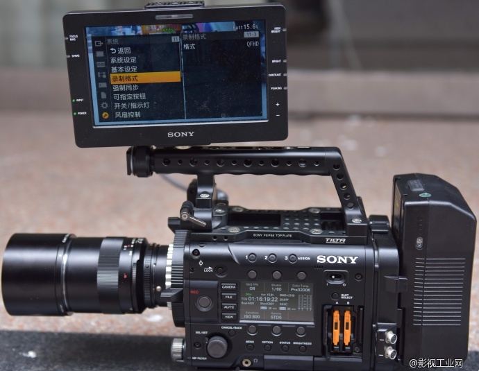 自己改SONY PMW-F5 机内录制4K测试成功！