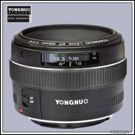 镜头也国造，首款国产超大光圈自动对焦镜头YONGNUO　EF　50mm 1.4